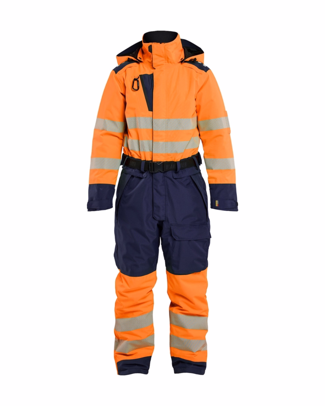 Vinterkedeldragt 6726 Dame Hi-vis orange/marineblå, str. M