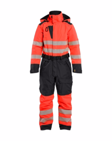 Blåkläder - Vinterkedeldragt 6726 Dame Hi-vis rød/sort