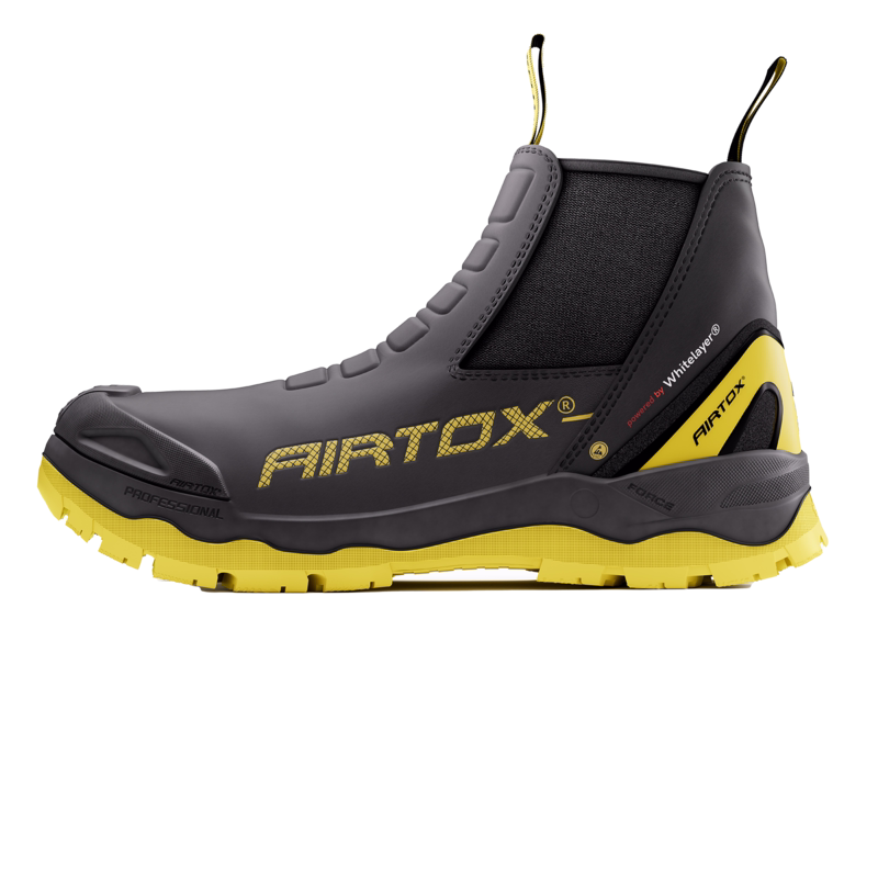 Sikkerhedsstøvlet GLC-R Sort/gul, str. 40
