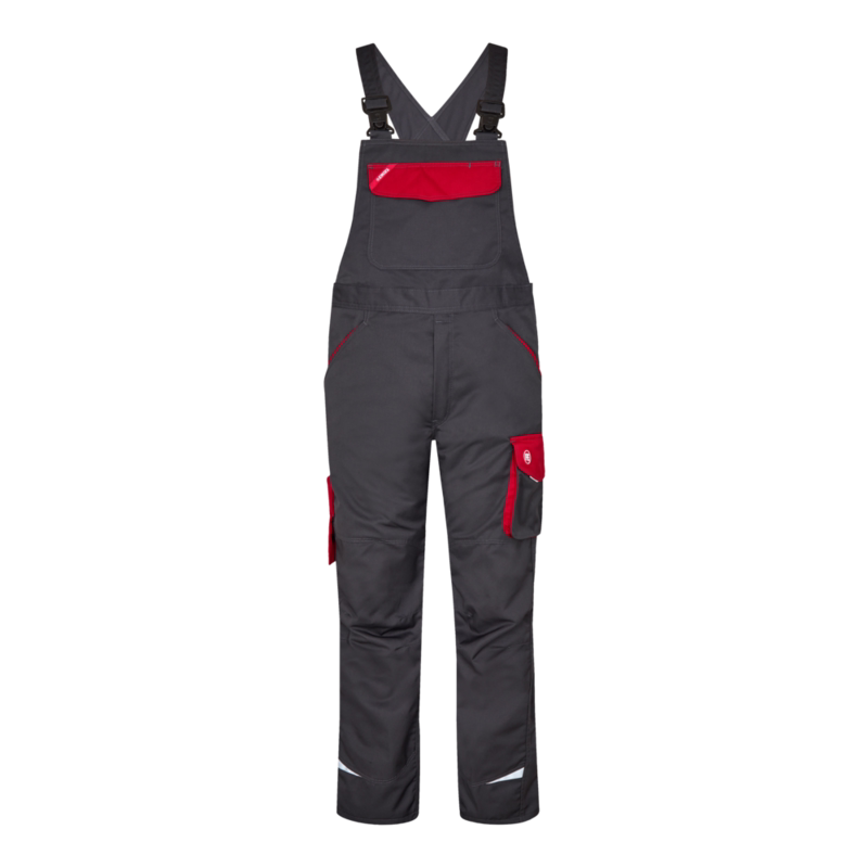 Overalls 3290 Antrazitgrå/rød, str. 104