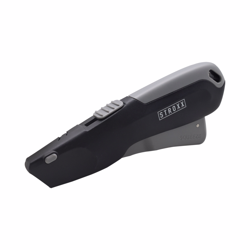 Sikkerhedskniv m/auto-tilbageføring af knivblad