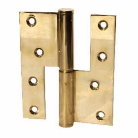 Kyner & Co - Dørhængsel mess lak 115x39mm Justérbar H firk. hj 1325 MP