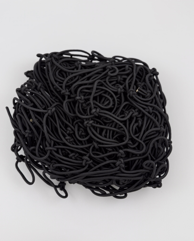 Trailernet sort 4mm elastikreb 120x230cm