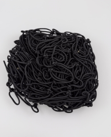 Roliba - Trailernet sort 4mm elastikreb 120x230cm