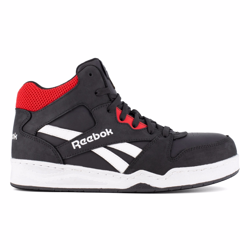 Sikkerhedsstøvlet IB4132 High top Sort/hvid/rød, str. 38