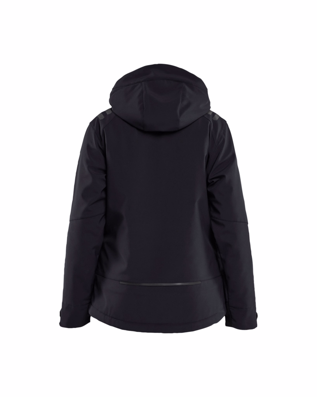 Softshelljakke 4751 Dame Sort/Rød, str. XL