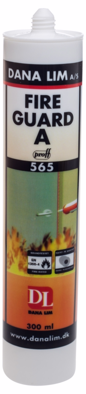 Brandfuge acryl Fire Guard A565 hvid 300 ml