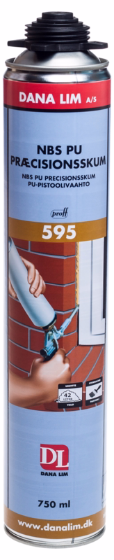 Præcisionsskum NBS 595 750ml