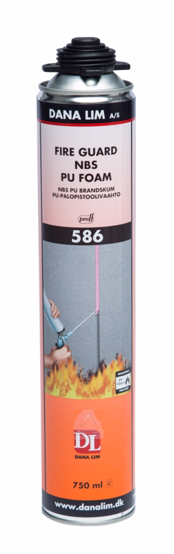 Brandh. Fugeskum Fire Guard NBS PU Foam Prof 586 750 ml