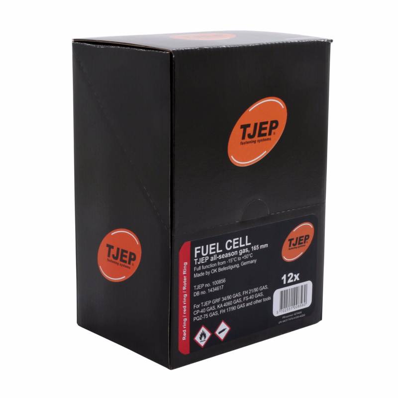 Gaspatron 165mm Helårsgas rød