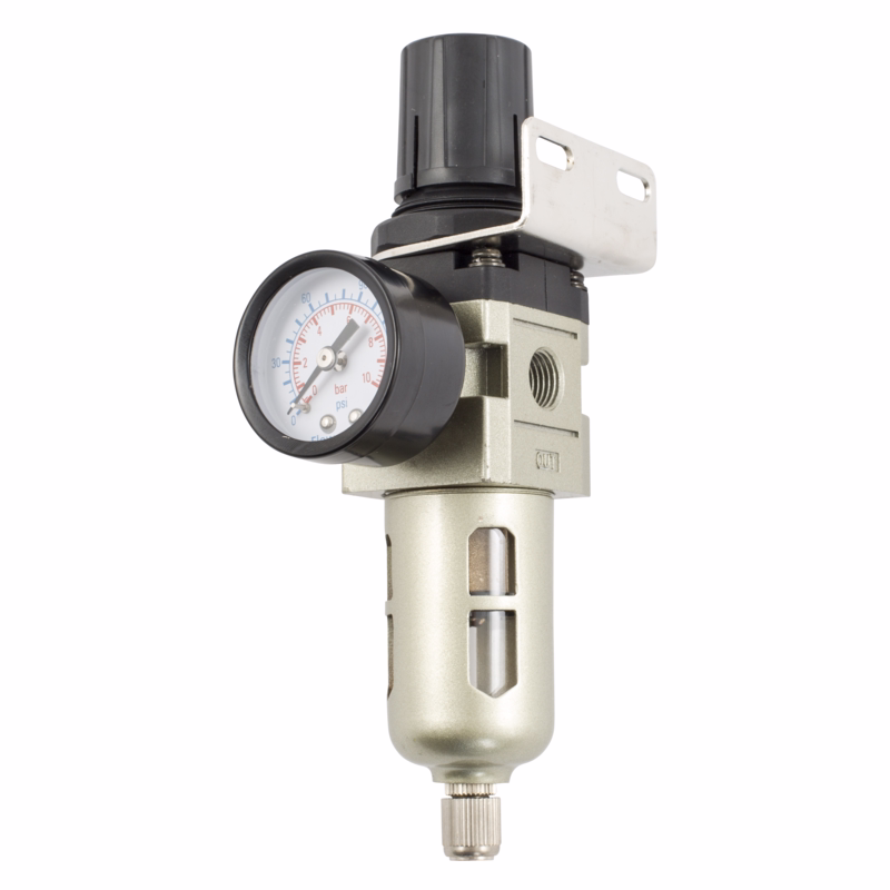 Filterregulator,  0-10 bar inkl. manometer