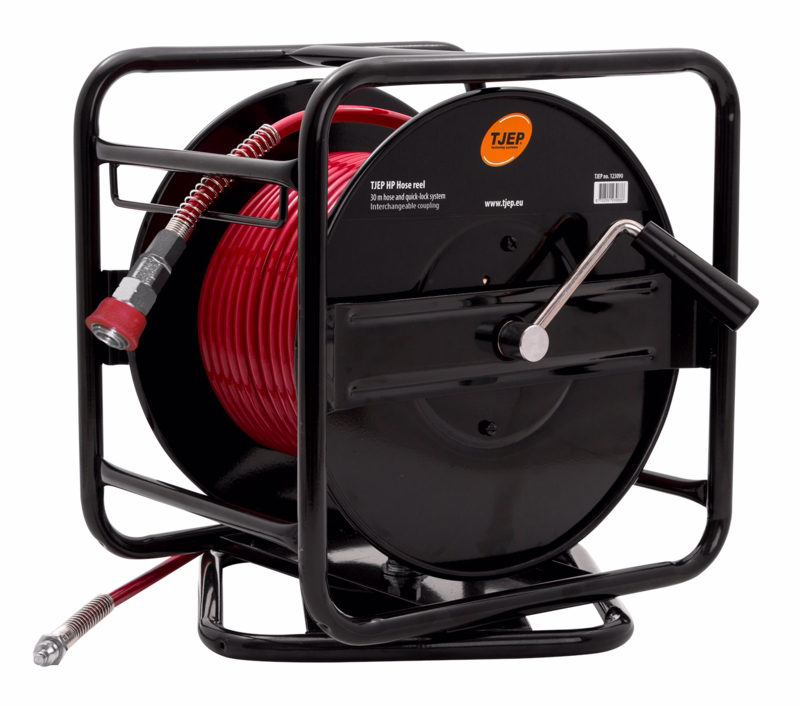 Slangeoprul High pressure m/30 m slange m/udskiftelig kobl