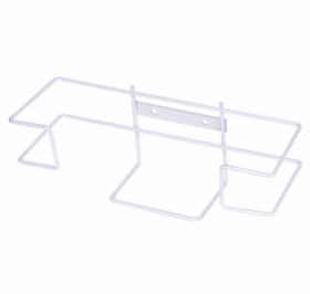 OS - Vægholder t/engangshandsker hvid metal, 275x98x9mm