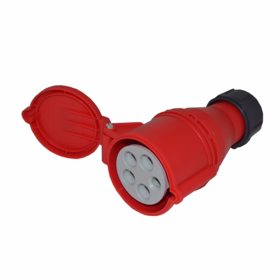 Blue electric - Mellemled rød stænk 32A 400V