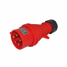 Blue electric - Stikprop rød fasevend 16A 400V