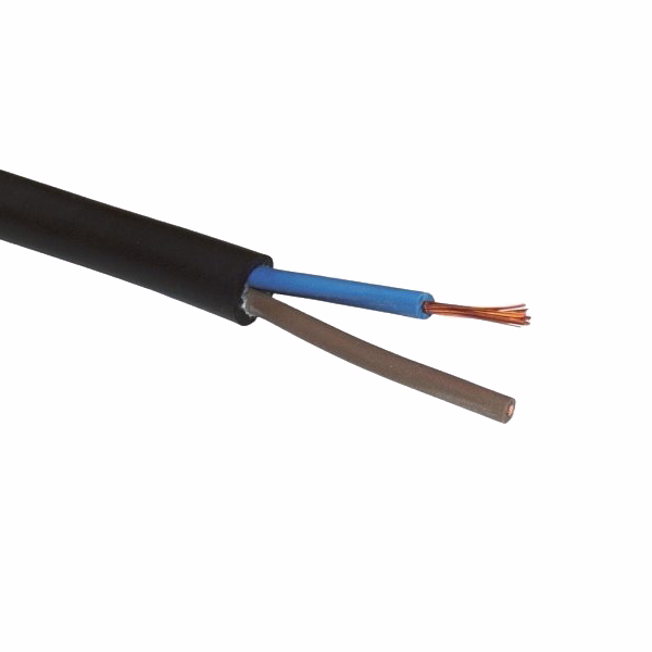 Neoprenkabel sort 2x1,5mm², 100 m