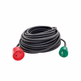 Gripo - Kabelsæt neopren 25m med jord 3x1,5mm²