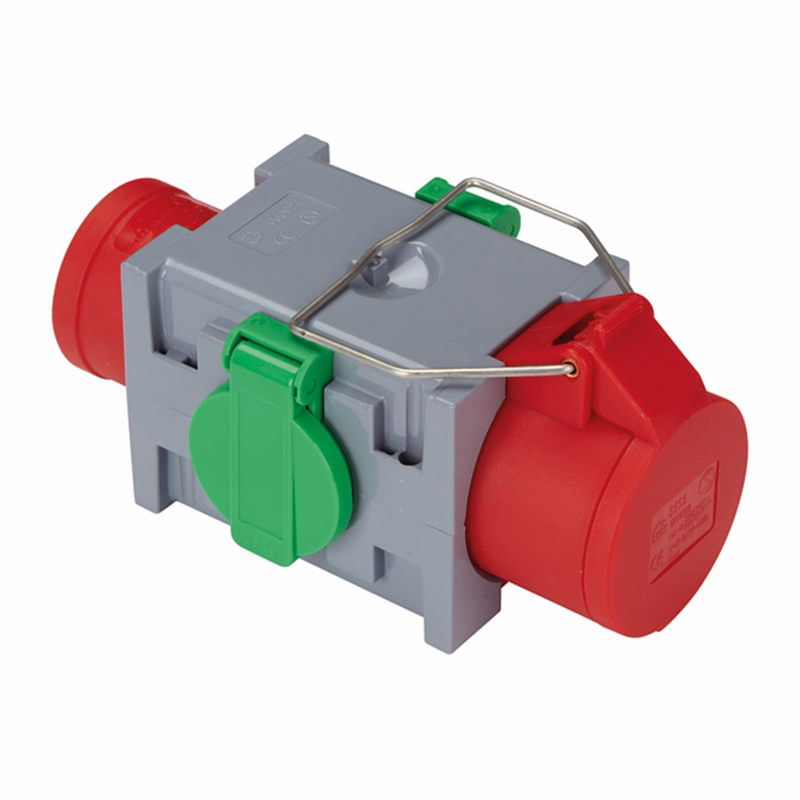 Forgrener CEE 400V/16A 1x400V + 2x230V udtag