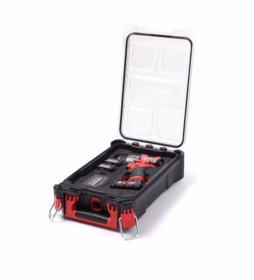 Milwaukee - Slagboremaskine 12V FPD2-0 inkl. M12 indlæg + PACKOUT kasse