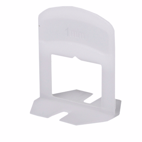 Nivelleringsclips 1mm, t/2-12mm flise á  100 stk