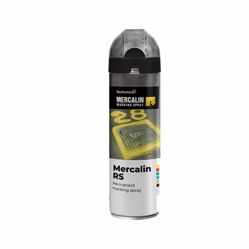 Markeringsspray Mercalin sort 500ml