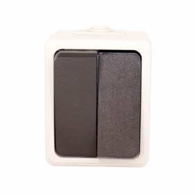 Gripo - Dobb. afbryder m/korrespondance, IP54, 10A