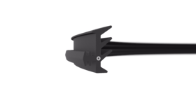 Dafa - Glasliste sort EPDM 16-744B t/not, spole a 250m