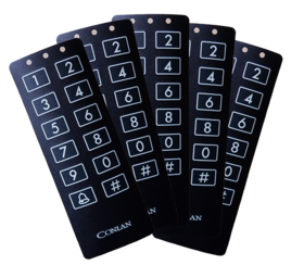 Conlan - Labels sort t/CT model, pk á 5 stk