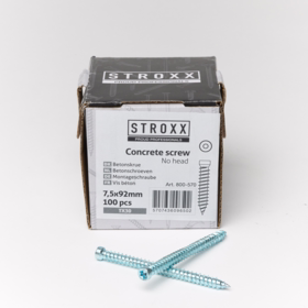 STROXX - Betonskrue u/hoved, á 100 stk