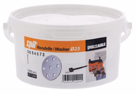 SPIT - Stålskive Ø25mm, pk á 1000 stk