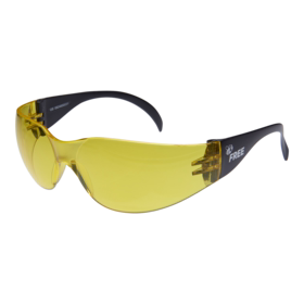 OS - Sikkerhedsbrille BeeFree Sort stel. Gul