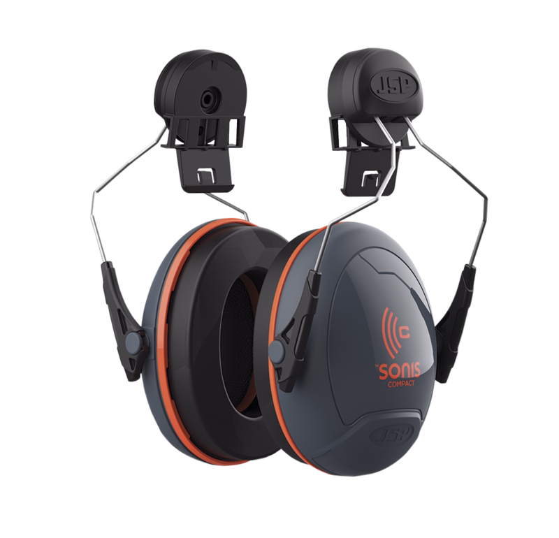 Hjelmhøreværn Sonis Compact Grå/orange