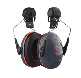 JSP - Hjelmhøreværn Sonis Compact Grå/orange