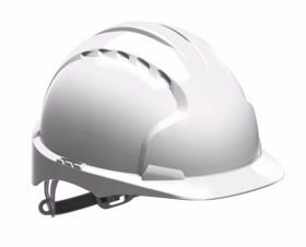 JSP - Sikkerhedshjelm EVO2 ventileret Hvid