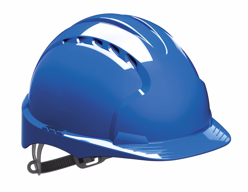 Sikkerhedshjelm EVO2 ventileret Blå