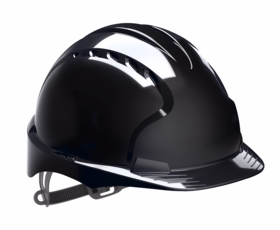 JSP - Sikkerhedshjelm EVO2 ventileret Sort