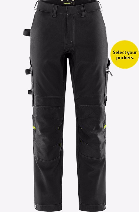 Arbejdsbuks Dame 301459 Sort str. 40