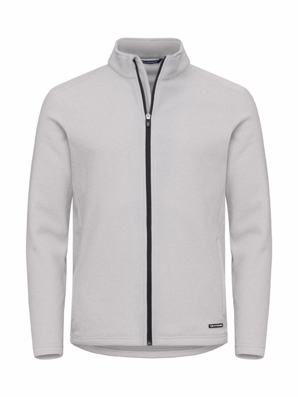 Fleecetrøje full zip 358432 Silver, str. S