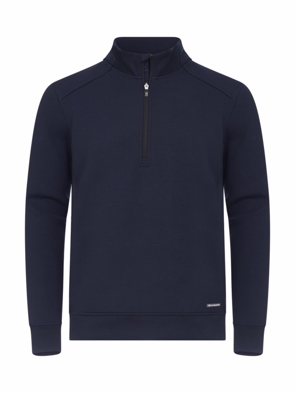 Sweatshirt ½ zip Pemberton 358434 Mørk Marine, str. 4XL