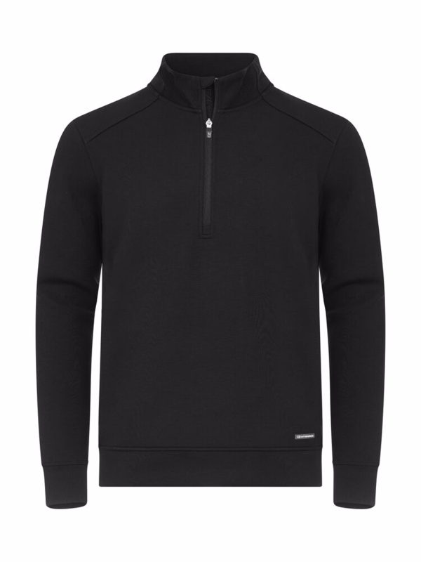 Sweatshirt ½ zip Pemberton 358434 Sort, str. M