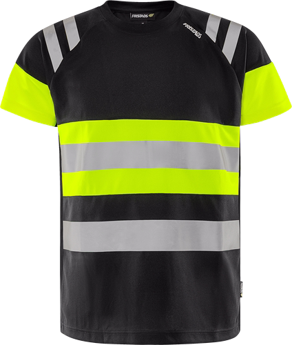 T-shirt 301752 Hi-vis Gul/sort str. S
