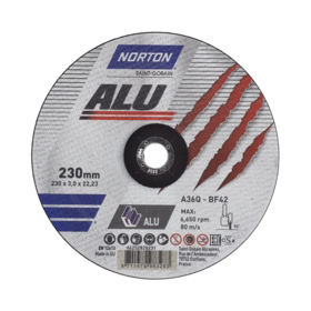Norton - Skæreskive plan t/alu