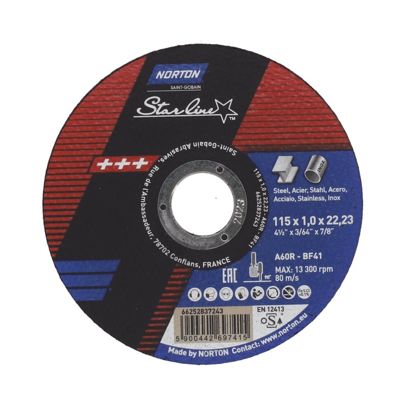 Skæreskive PLAN STARLINE 115x1x22,23