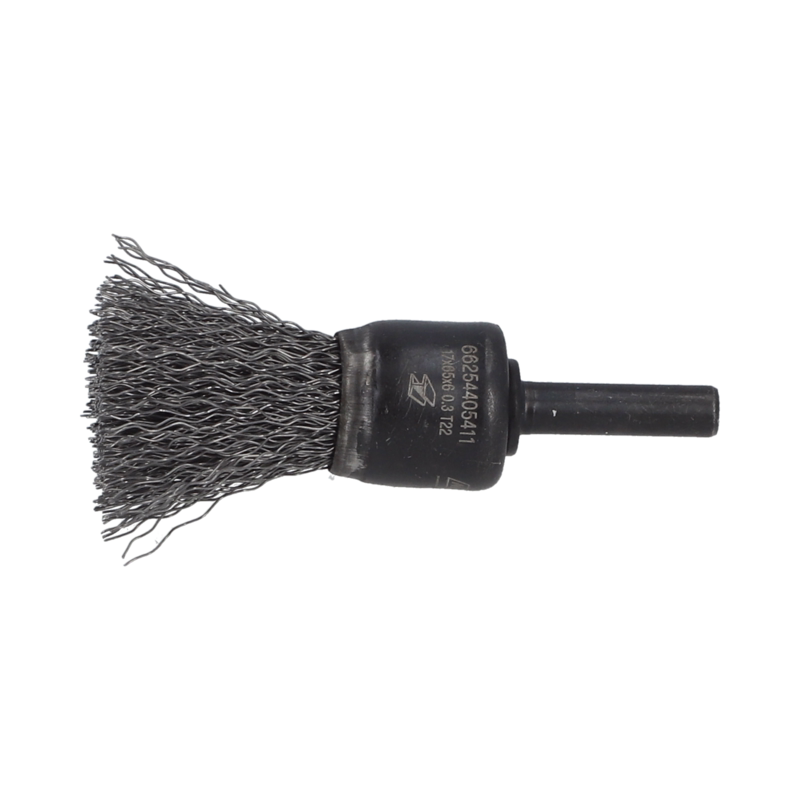 Stålkopbørste 30x68x6mm på skaft