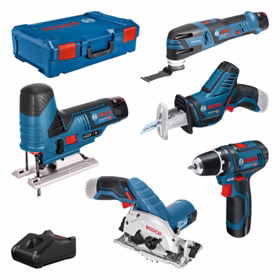 Bosch - Maskinsæt 12V 5-pak, GSR/GST/GOP/GKS/GSA/3X3,0AH/GAL/XL-BOXX