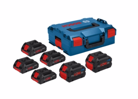 Bosch - Batterisæt 18 V, 4 X 4,0 Ah, PC 2X8AH PC L-BOXX