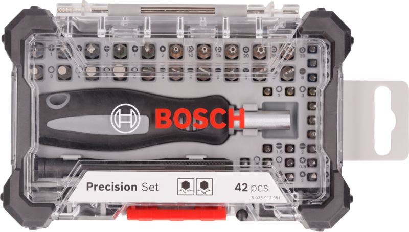 Bitssæt Precision 42 dele