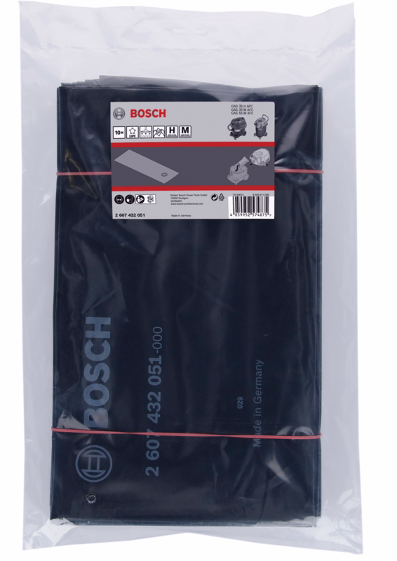 Filterpose plast til GAS 35 H AFC, á 10 stk