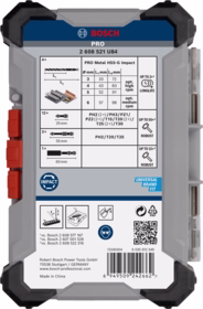 Bosch - Bor-/bitssæt Impact HSS-G, 20 dele