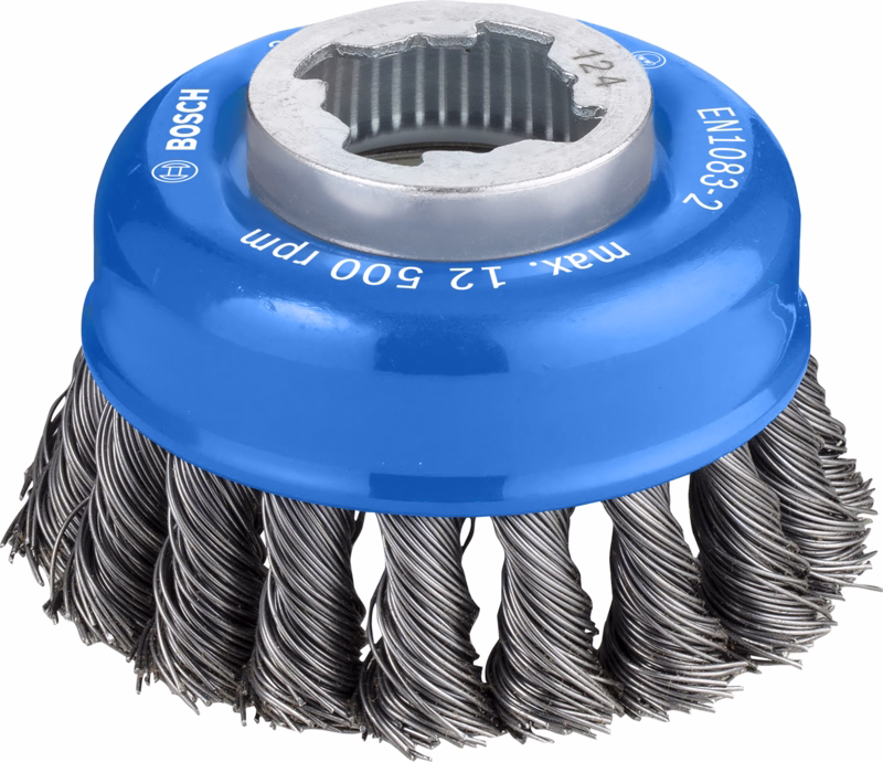 Stålkopbørste X-LOCK Flettet stål 0,5X75mm